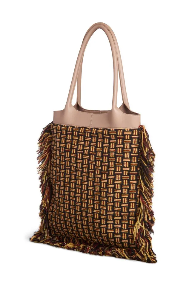 Gabriela Hearst Totes WomenMen Tote Bag In Nude Nappa Leather With Macrame