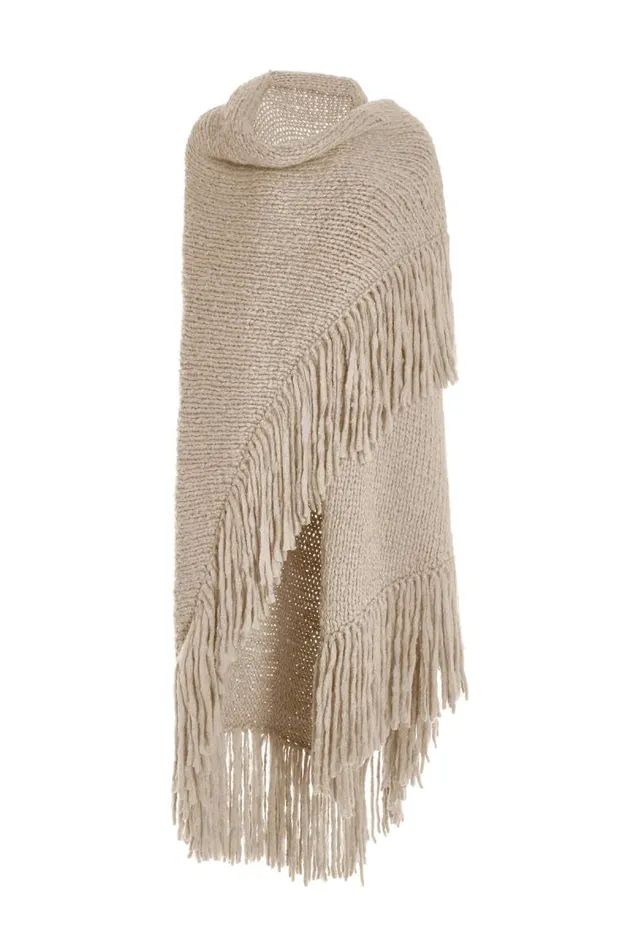 Gabriela Hearst Wraps and Throws Women Lauren Knit Wrap In Oatmeal Welfat Cashmere Gabriela Hearst Wraps and Throws Women Lauren Knit Wrap In Oatmeal Welfat Cashmere
