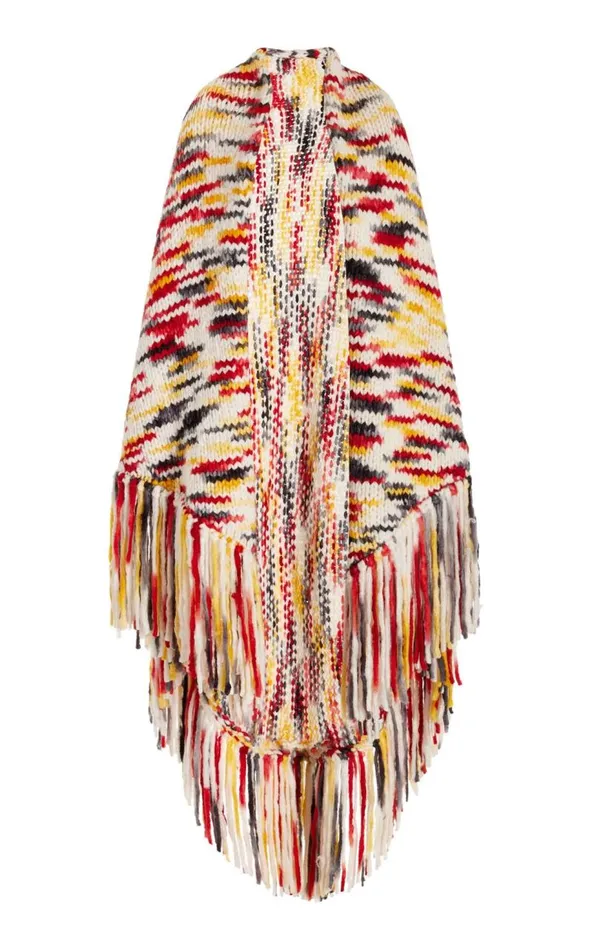 Gabriela Hearst Wraps and Throws Women Lauren Knit Wrap In Space Dye Fire Multi Welfat Cashmere Gabriela Hearst Wraps and Throws Women Lauren Knit Wrap In Space Dye Fire Multi Welfat Cashmere