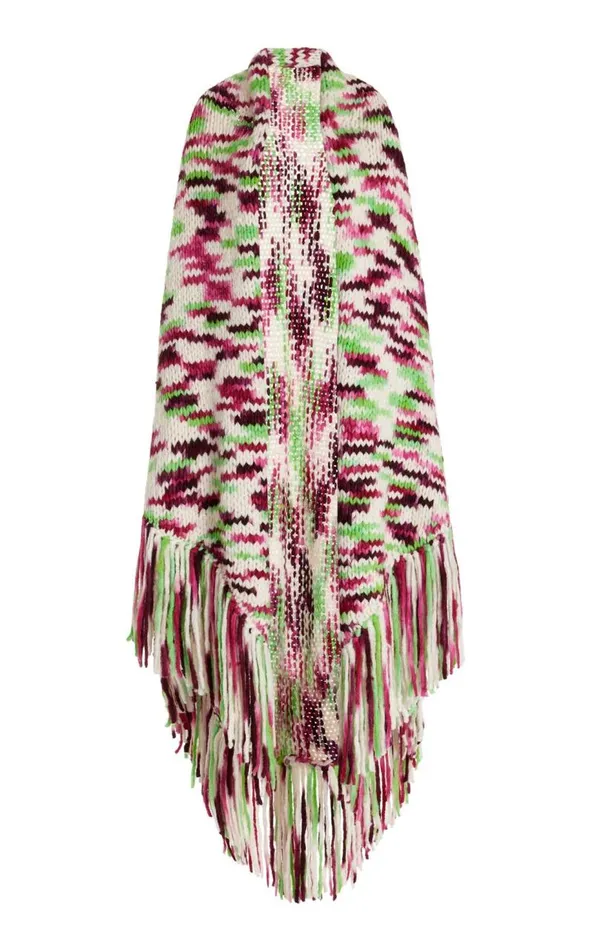 Gabriela Hearst Wraps and Throws Women Lauren Knit Wrap In Space Dye Jewel Multi Welfat Cashmere Gabriela Hearst Wraps and Throws Women Lauren Knit Wrap In Space Dye Jewel Multi Welfat Cashmere