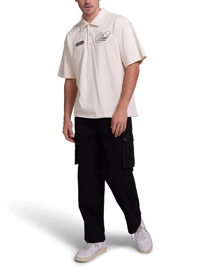 Gaffer Polo 8211 Dirty White Men Deus Ex Machina Shirts Gaffer Polo 8211 Dirty White Men Deus Ex Machina Shirts