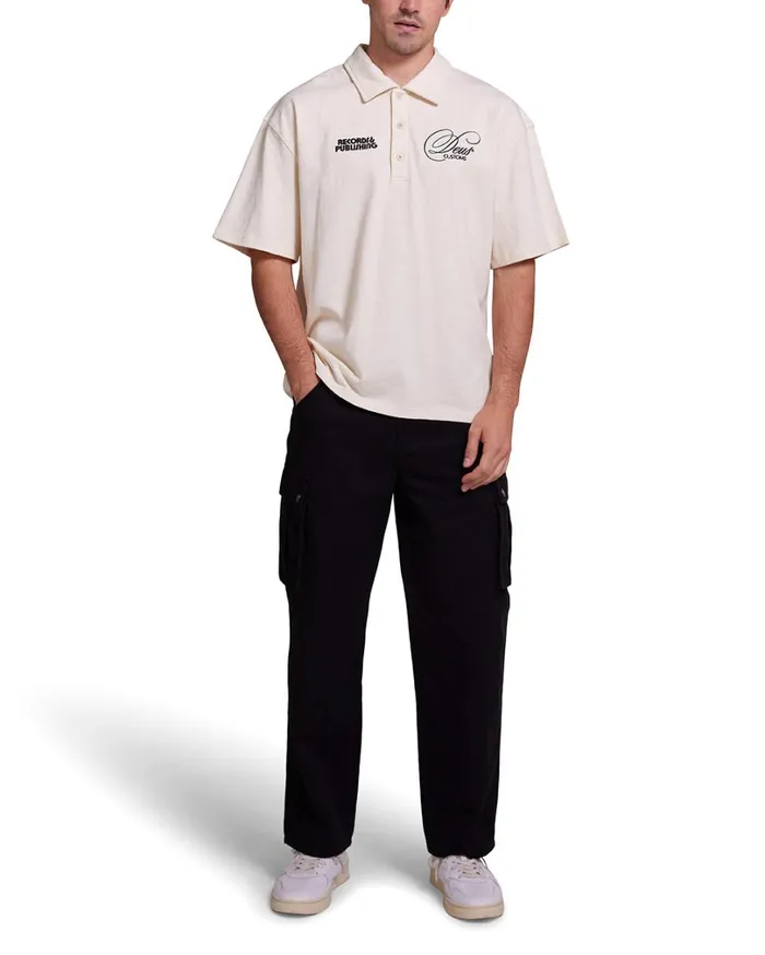 Gaffer Polo 8211 Dirty White Men Deus Ex Machina Shirts Gaffer Polo 8211 Dirty White Men Deus Ex Machina Shirts