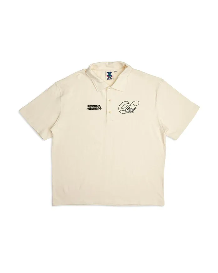 Gaffer Polo 8211 Dirty White Men Deus Ex Machina Shirts Gaffer Polo 8211 Dirty White Men Deus Ex Machina Shirts