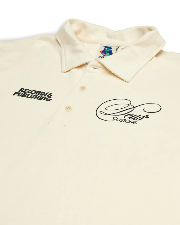 Gaffer Polo 8211 Dirty White Men Deus Ex Machina Shirts Gaffer Polo 8211 Dirty White Men Deus Ex Machina Shirts