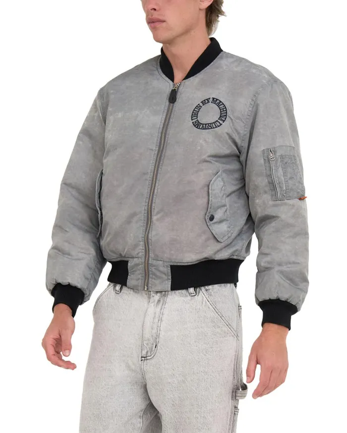 Garden Bomber 8211 Vintage Grey Men Deus Ex Machina Jackets