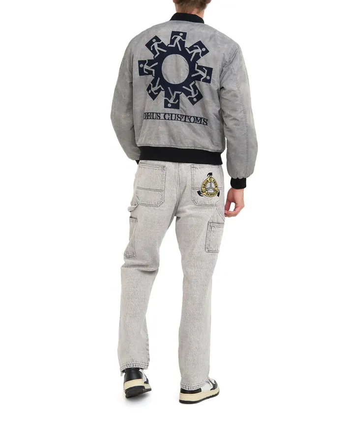 Garden Bomber 8211 Vintage Grey Men Deus Ex Machina Jackets Garden Bomber 8211 Vintage Grey Men Deus Ex Machina Jackets