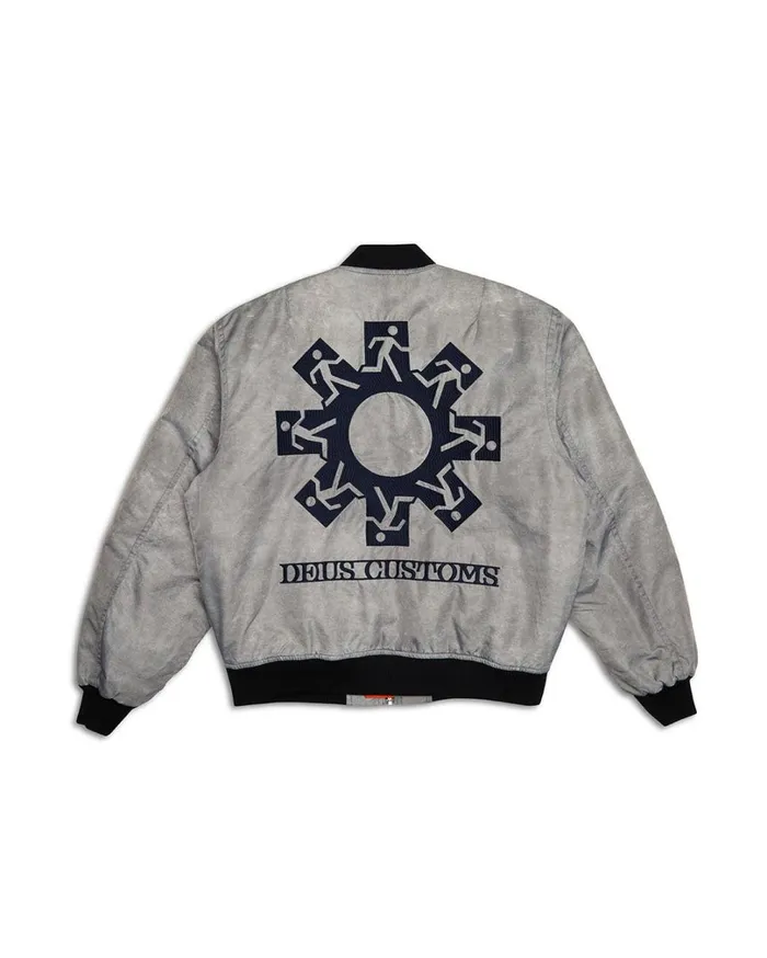 Garden Bomber 8211 Vintage Grey Men Deus Ex Machina Jackets Garden Bomber 8211 Vintage Grey Men Deus Ex Machina Jackets