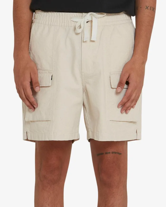 Geared Short 8211 White Chalk Men Deus Ex Machina Shorts