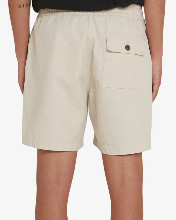 Geared Short 8211 White Chalk Men Deus Ex Machina Shorts Geared Short 8211 White Chalk Men Deus Ex Machina Shorts