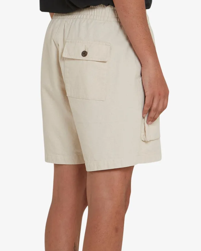 Geared Short 8211 White Chalk Men Deus Ex Machina Shorts Geared Short 8211 White Chalk Men Deus Ex Machina Shorts
