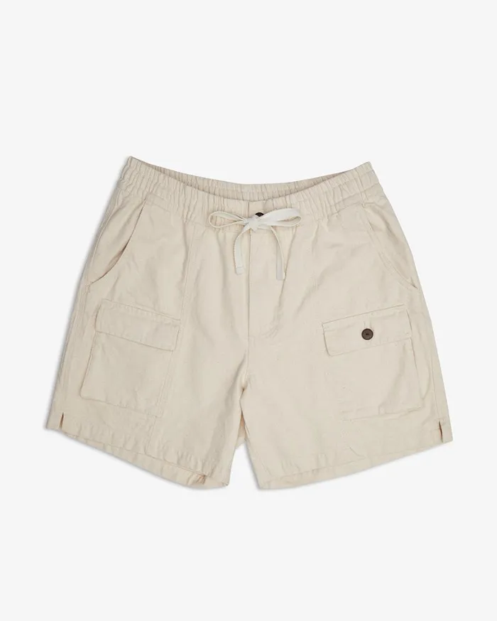 Geared Short 8211 White Chalk Men Deus Ex Machina Shorts Geared Short 8211 White Chalk Men Deus Ex Machina Shorts