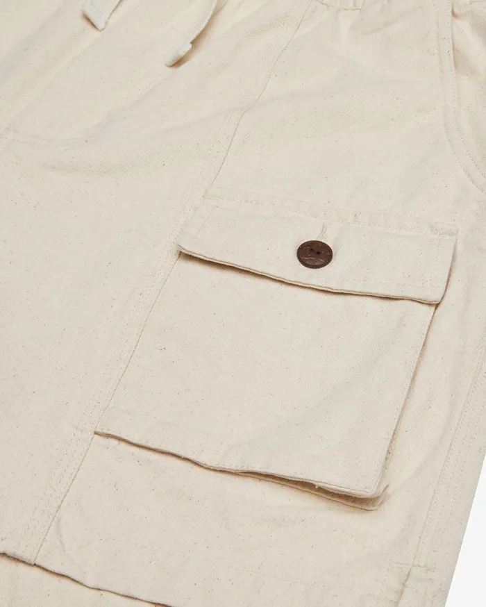Geared Short 8211 White Chalk Men Deus Ex Machina Shorts Geared Short 8211 White Chalk Men Deus Ex Machina Shorts