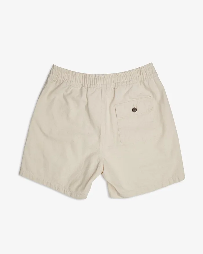 Geared Short 8211 White Chalk Men Deus Ex Machina Shorts Geared Short 8211 White Chalk Men Deus Ex Machina Shorts