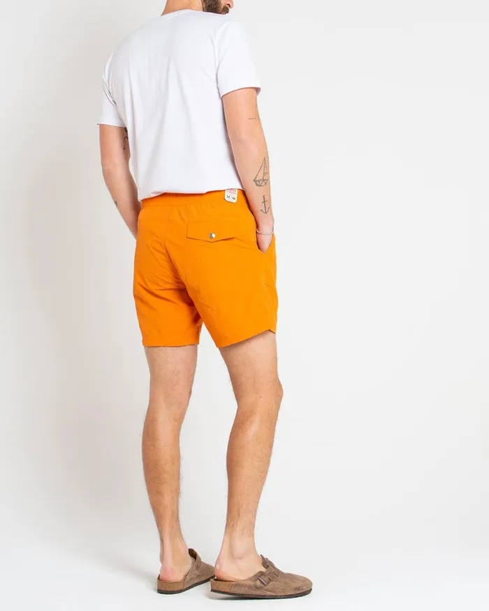 Glide Swim Short 8211 Orange Ochre Men Deus Ex Machina Boardshorts Glide Swim Short 8211 Orange Ochre Men Deus Ex Machina Boardshorts