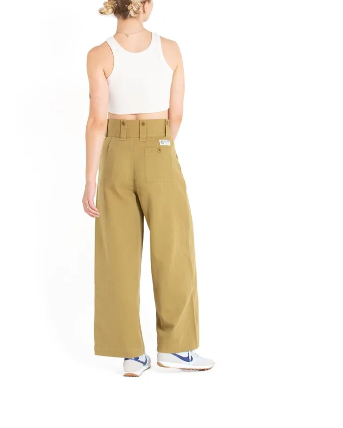 Gray Tailored Pant 8211 Ecru Olive Women Deus Ex Machina Bottoms Gray Tailored Pant 8211 Ecru Olive Women Deus Ex Machina Bottoms