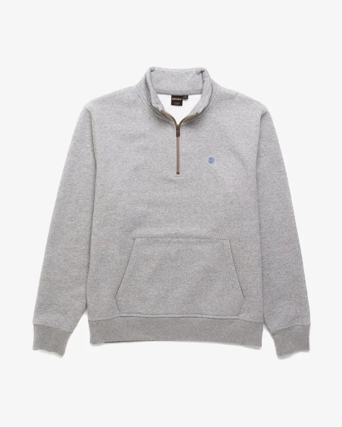 Grove Zip Sweat 8211 Grey Marle Men Deus Ex Machina Hoodies and Sweaters Grove Zip Sweat 8211 Grey Marle Men Deus Ex Machina Hoodies and Sweaters