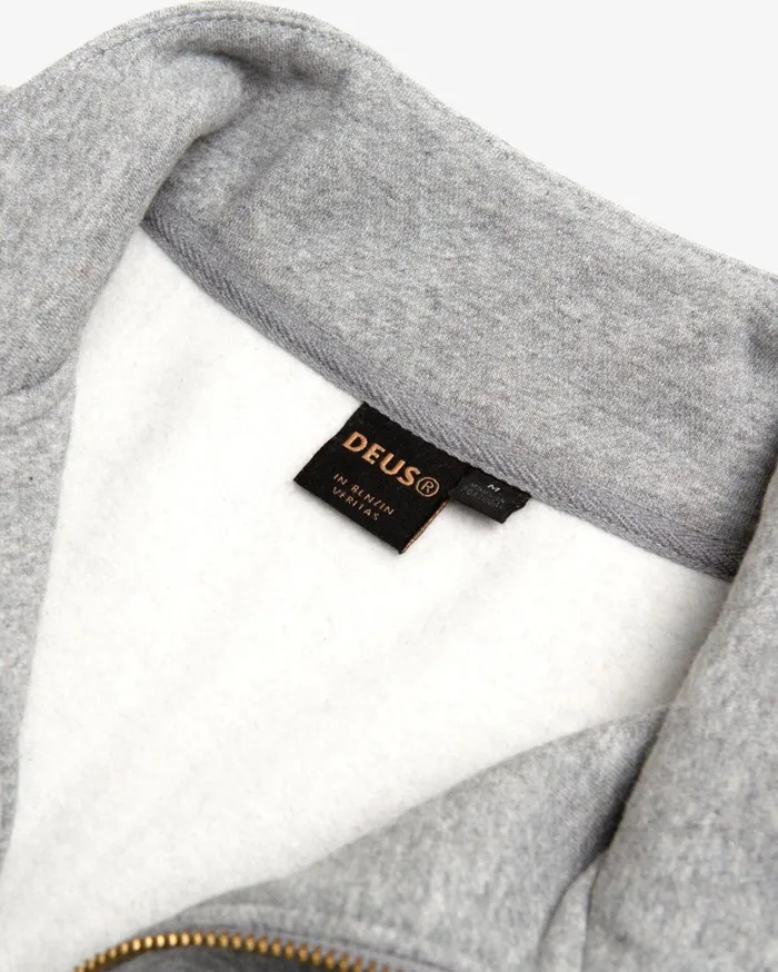 Grove Zip Sweat 8211 Grey Marle Men Deus Ex Machina Hoodies and Sweaters Grove Zip Sweat 8211 Grey Marle Men Deus Ex Machina Hoodies and Sweaters