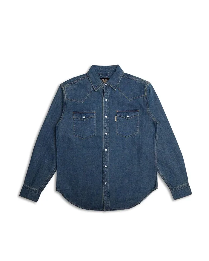 Harrier Denim Shirt 8211 Bleach Wash Men Deus Ex Machina Shirts Harrier Denim Shirt 8211 Bleach Wash Men Deus Ex Machina Shirts