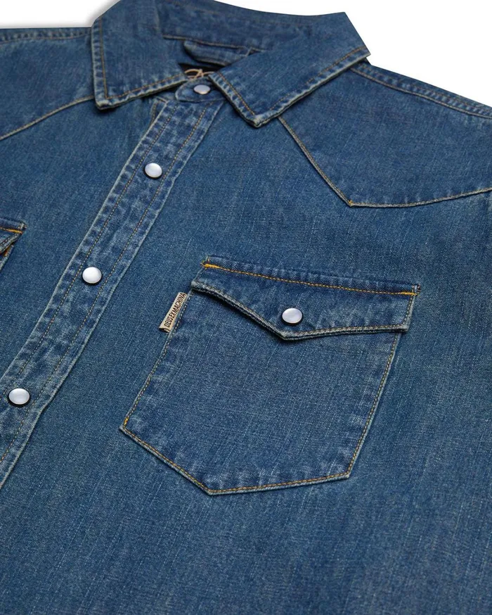 Harrier Denim Shirt 8211 Bleach Wash Men Deus Ex Machina Shirts Harrier Denim Shirt 8211 Bleach Wash Men Deus Ex Machina Shirts