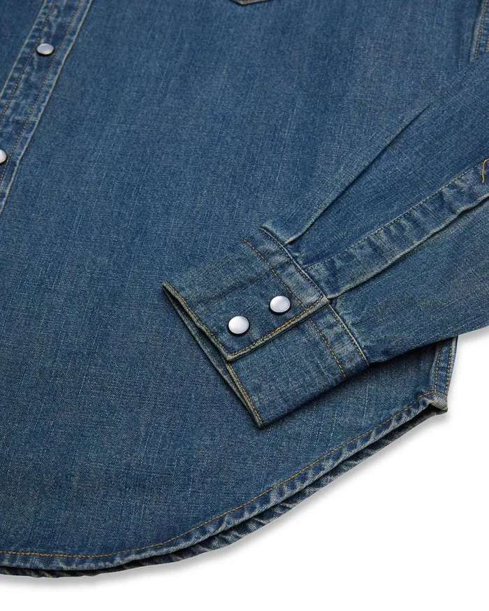 Harrier Denim Shirt 8211 Bleach Wash Men Deus Ex Machina Shirts Harrier Denim Shirt 8211 Bleach Wash Men Deus Ex Machina Shirts