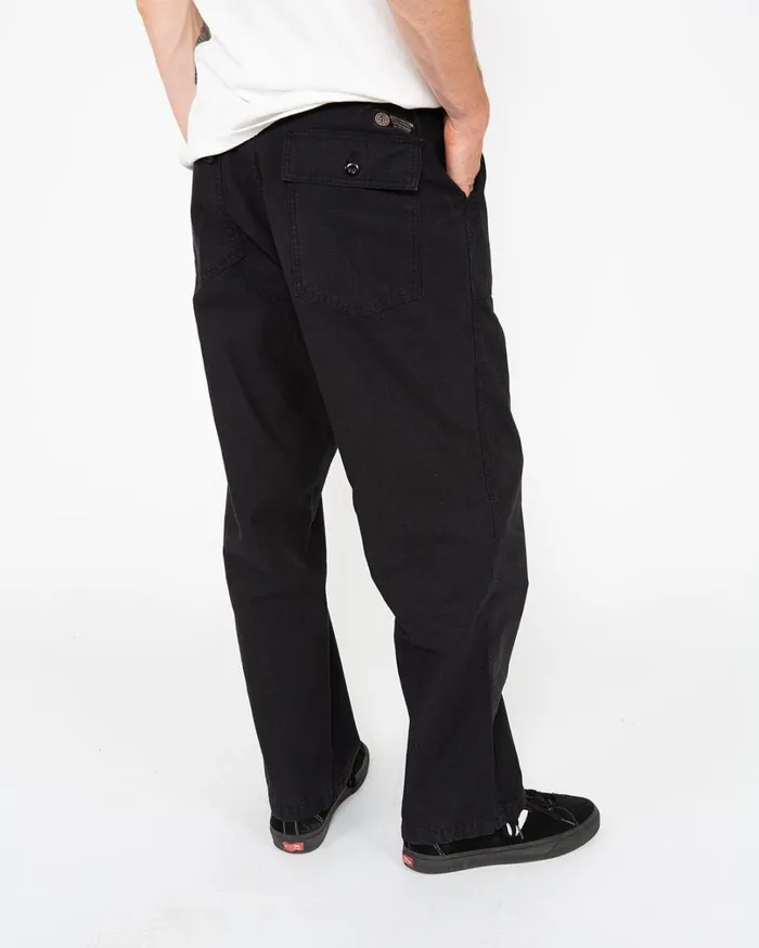 Harris Cropped Fatigue Pant 8211 Black Men Deus Ex Machina Pants Harris Cropped Fatigue Pant 8211 Black Men Deus Ex Machina Pants