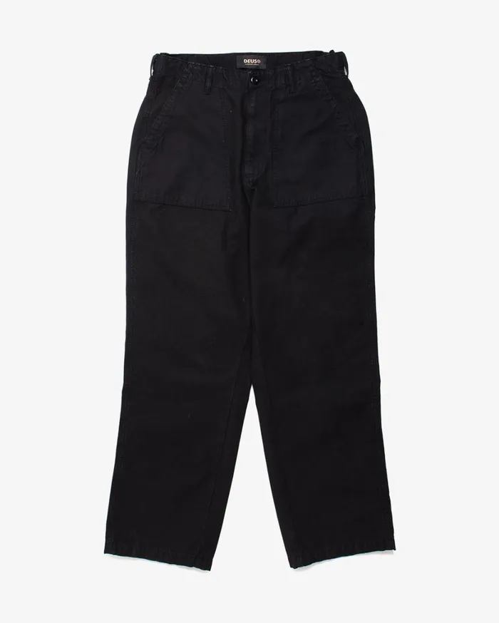 Harris Cropped Fatigue Pant 8211 Black Men Deus Ex Machina Pants Harris Cropped Fatigue Pant 8211 Black Men Deus Ex Machina Pants