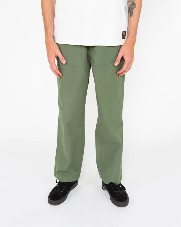 Harris Cropped Fatigue Pant 8211 Clover Green Men Deus Ex Machina Pants