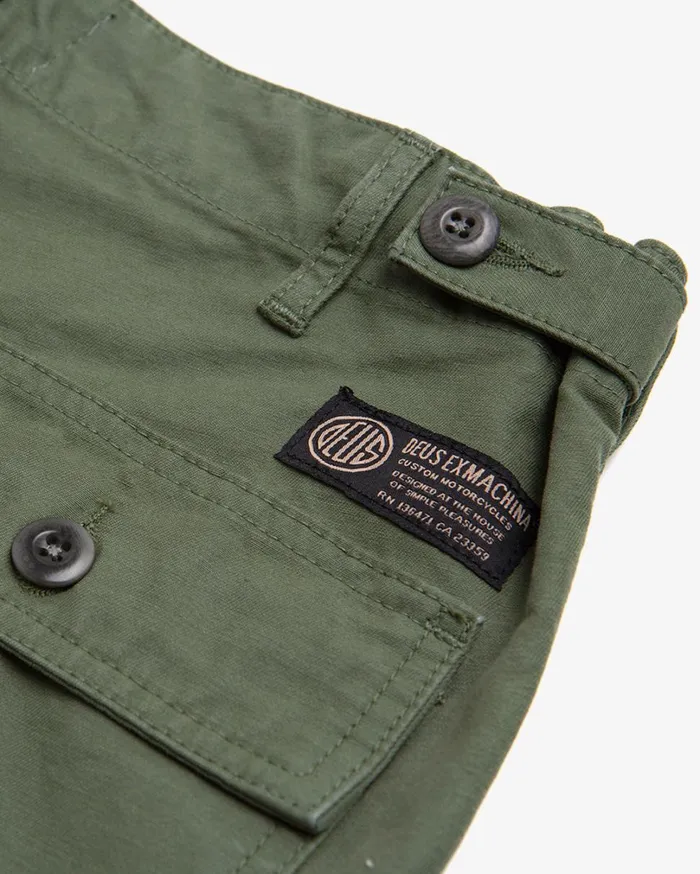 Harris Cropped Fatigue Pant 8211 Clover Green Men Deus Ex Machina Pants Harris Cropped Fatigue Pant 8211 Clover Green Men Deus Ex Machina Pants