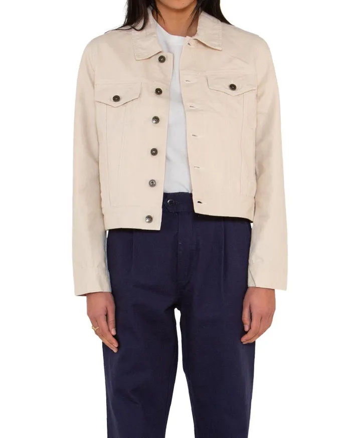 Hawk Trucker Regular Fit 8211 Natural Women Deus Ex Machina Outerwear