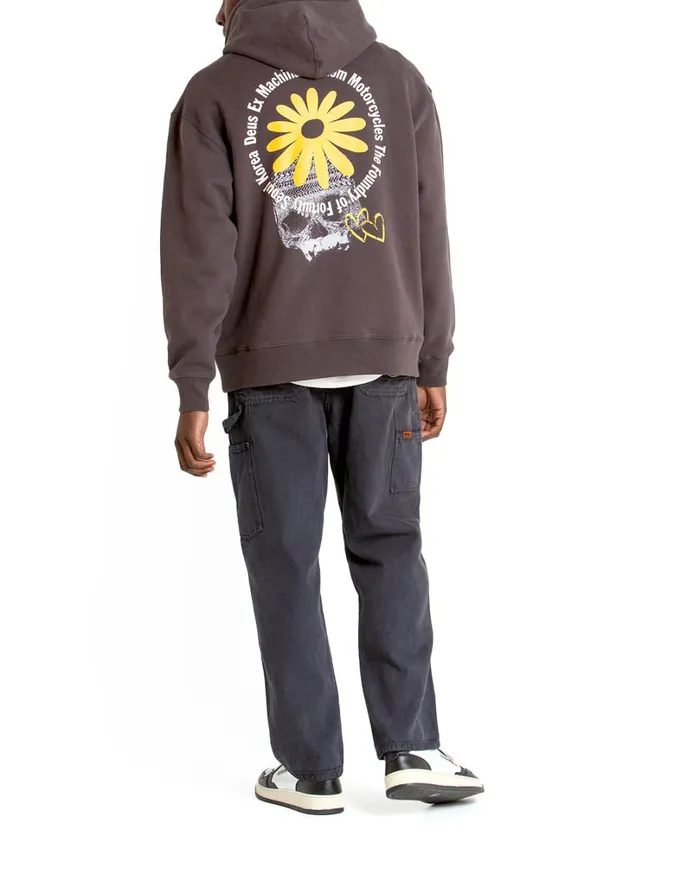 Heads Roll Hoodie 8211 Anthracite Men Deus Ex Machina Hoodies and Sweaters Heads Roll Hoodie 8211 Anthracite Men Deus Ex Machina Hoodies and Sweaters