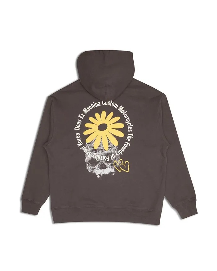 Heads Roll Hoodie 8211 Anthracite Men Deus Ex Machina Hoodies and Sweaters Heads Roll Hoodie 8211 Anthracite Men Deus Ex Machina Hoodies and Sweaters
