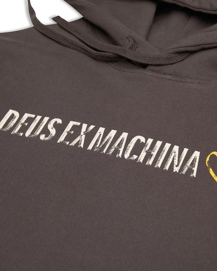 Heads Roll Hoodie 8211 Anthracite Men Deus Ex Machina Hoodies and Sweaters Heads Roll Hoodie 8211 Anthracite Men Deus Ex Machina Hoodies and Sweaters
