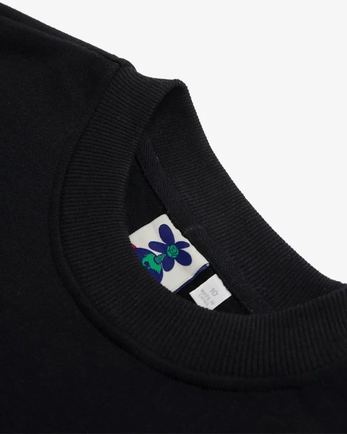 Heart Short Sleeve Crew 8211 Black Women Deus Ex Machina Hoodies and Sweaters Heart Short Sleeve Crew 8211 Black Women Deus Ex Machina Hoodies and Sweaters