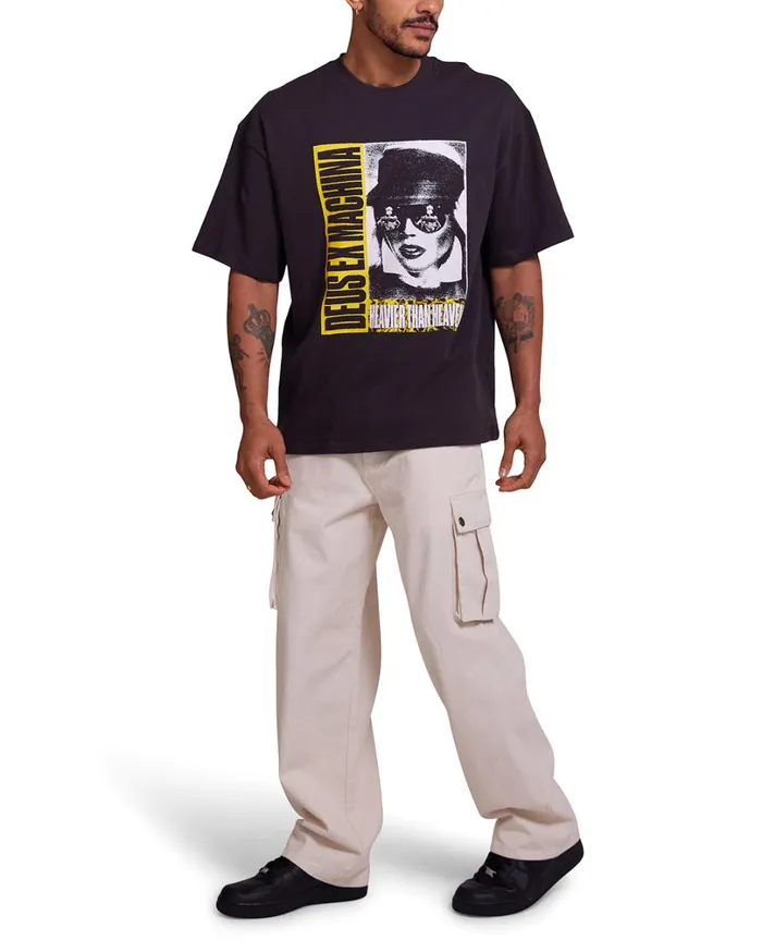 Heavier Than Heaven Tee 8211 Anthracite Men Deus Ex Machina Tees Heavier Than Heaven Tee 8211 Anthracite Men Deus Ex Machina Tees