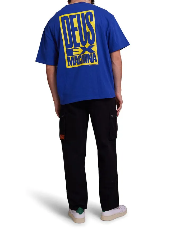 Heavier Than Heaven Tee 8211 True Blue Men Deus Ex Machina Tees Heavier Than Heaven Tee 8211 True Blue Men Deus Ex Machina Tees