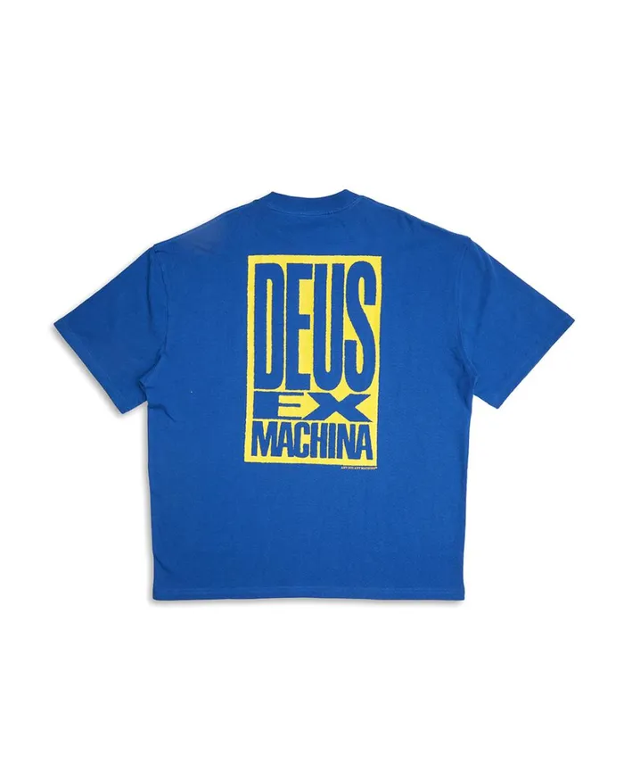 Heavier Than Heaven Tee 8211 True Blue Men Deus Ex Machina Tees Heavier Than Heaven Tee 8211 True Blue Men Deus Ex Machina Tees