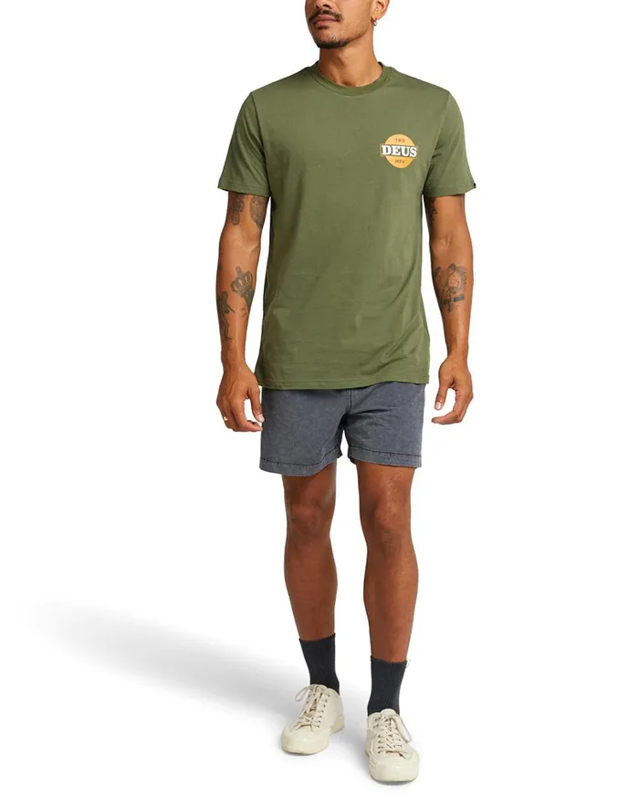 Hot Streak Tee 8211 Loden Green Men Deus Ex Machina Tees Hot Streak Tee 8211 Loden Green Men Deus Ex Machina Tees