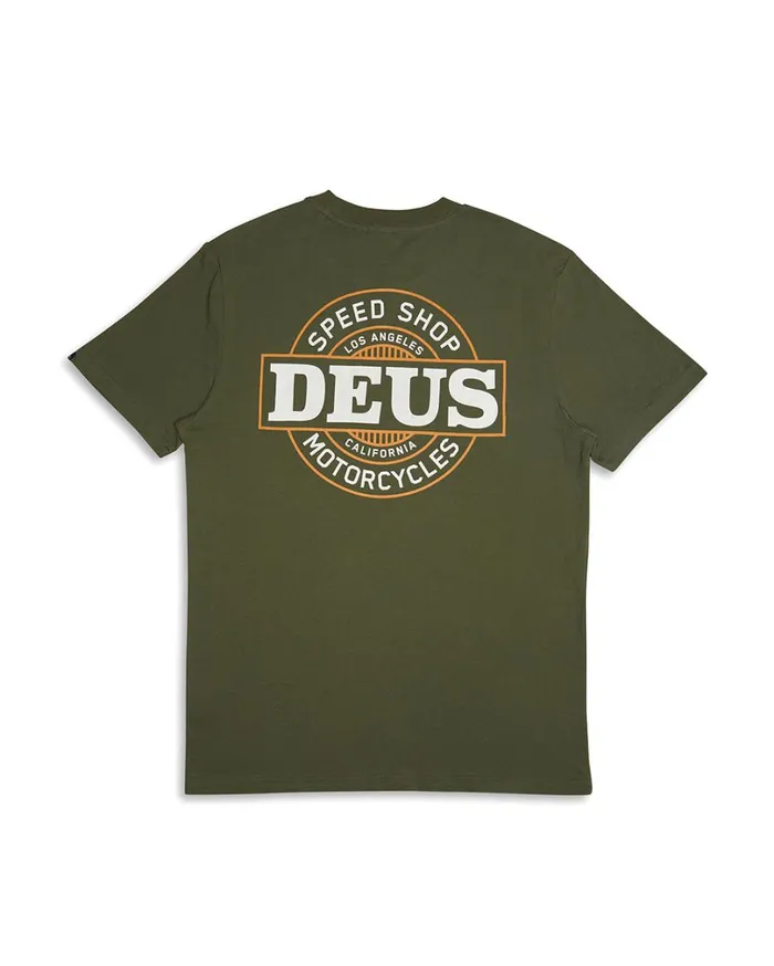 Hot Streak Tee 8211 Loden Green Men Deus Ex Machina Tees Hot Streak Tee 8211 Loden Green Men Deus Ex Machina Tees