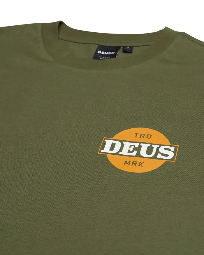 Hot Streak Tee 8211 Loden Green Men Deus Ex Machina Tees Hot Streak Tee 8211 Loden Green Men Deus Ex Machina Tees