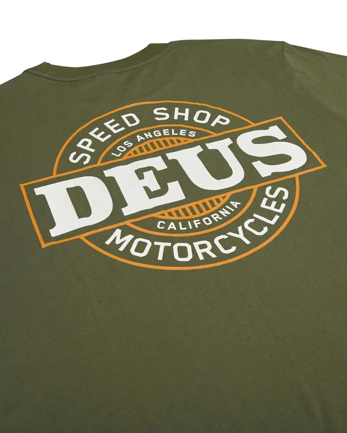 Hot Streak Tee 8211 Loden Green Men Deus Ex Machina Tees Hot Streak Tee 8211 Loden Green Men Deus Ex Machina Tees