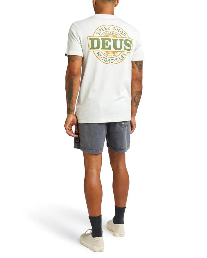 Hot Streak Tee 8211 Vintage White Men Deus Ex Machina Tees Hot Streak Tee 8211 Vintage White Men Deus Ex Machina Tees