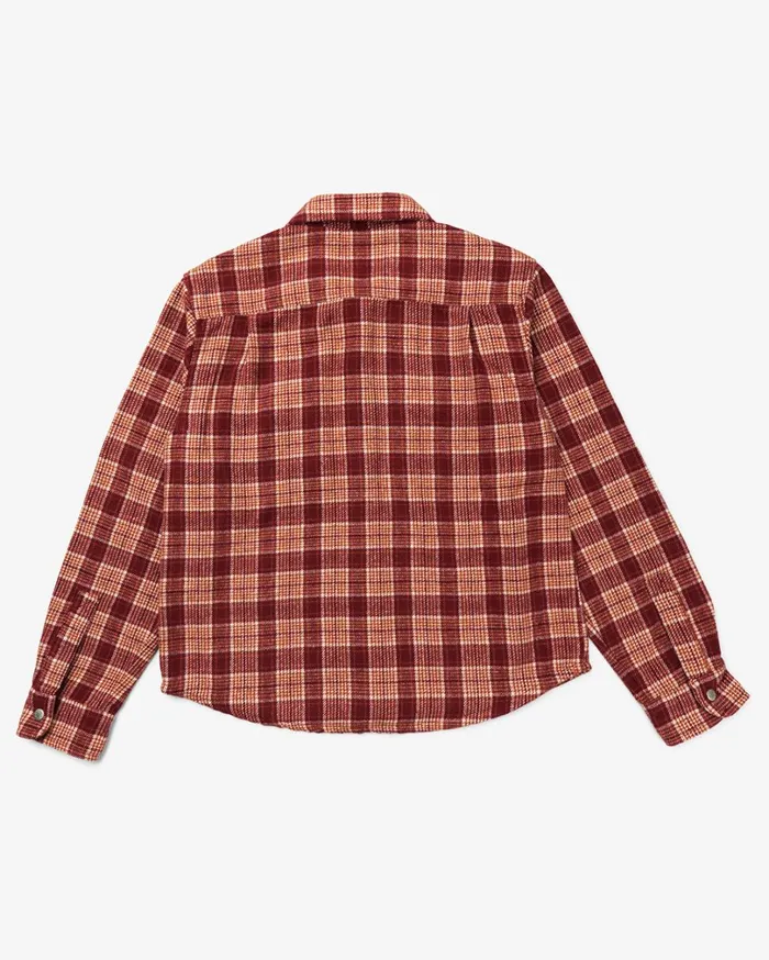 Izzy Overshirt Red 8211 Red Clay Women Deus Ex Machina Shirts Izzy Overshirt Red 8211 Red Clay Women Deus Ex Machina Shirts