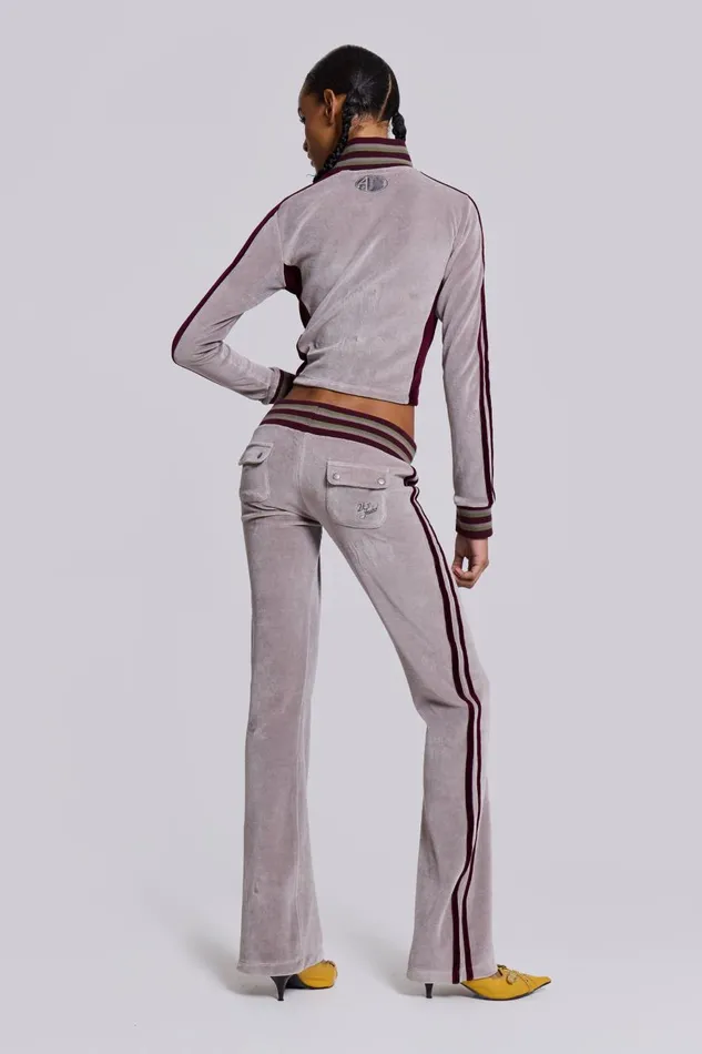 Jaded London 27 Velour Track Top Women Outerwear