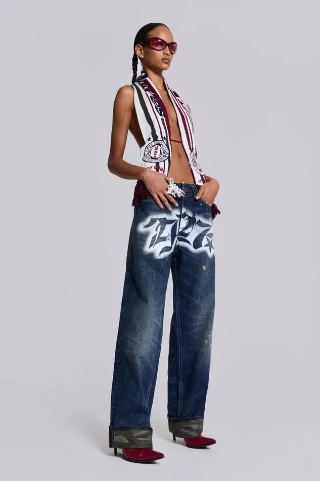 Jaded London 2K LDN Sonic Jeans Women Baggy Jeans