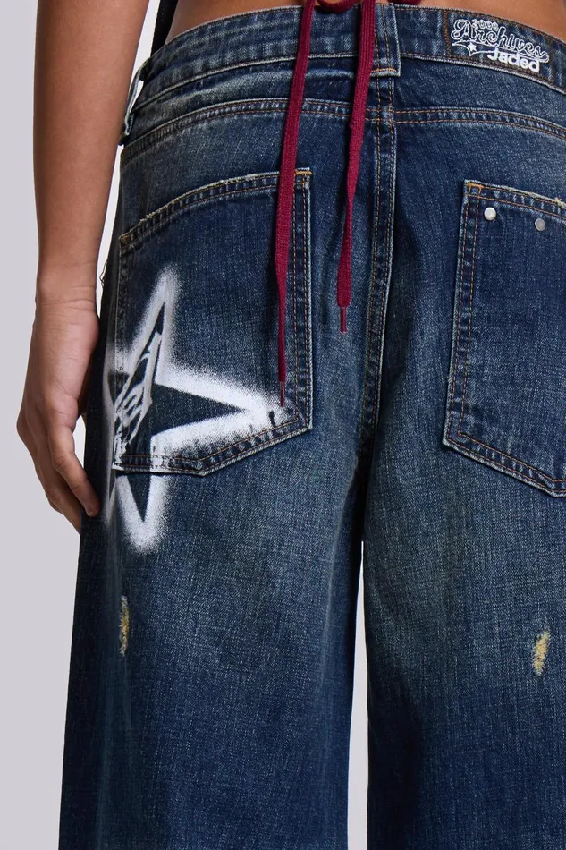 Jaded London 2K LDN Sonic Jeans Women Baggy Jeans