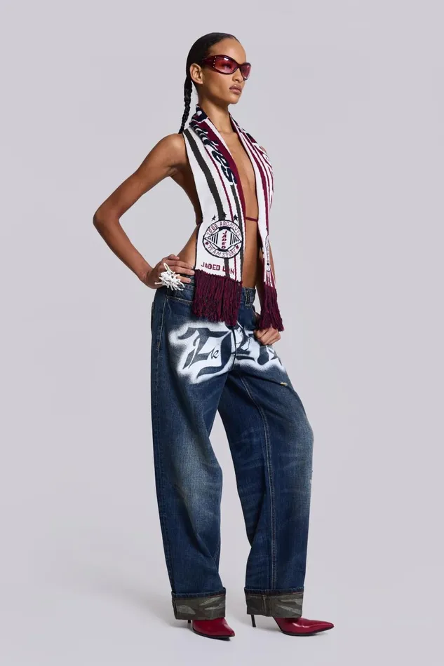 Jaded London 2K LDN Sonic Jeans Women Baggy Jeans