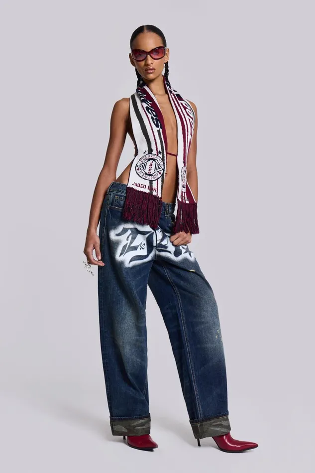 Jaded London 2K LDN Sonic Jeans Women Baggy Jeans