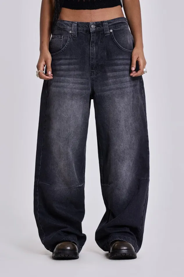 Jaded London Black Colossus Jeans Women Jeans