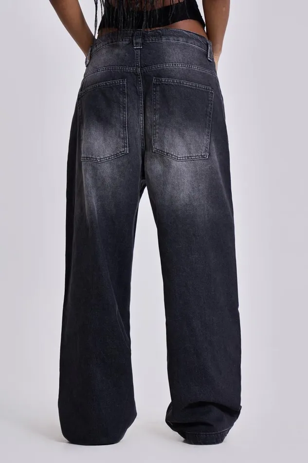 Jaded London Black Colossus Jeans Women Jeans