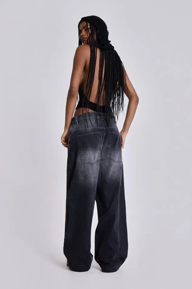 Jaded London Black Colossus Jeans Women Jeans